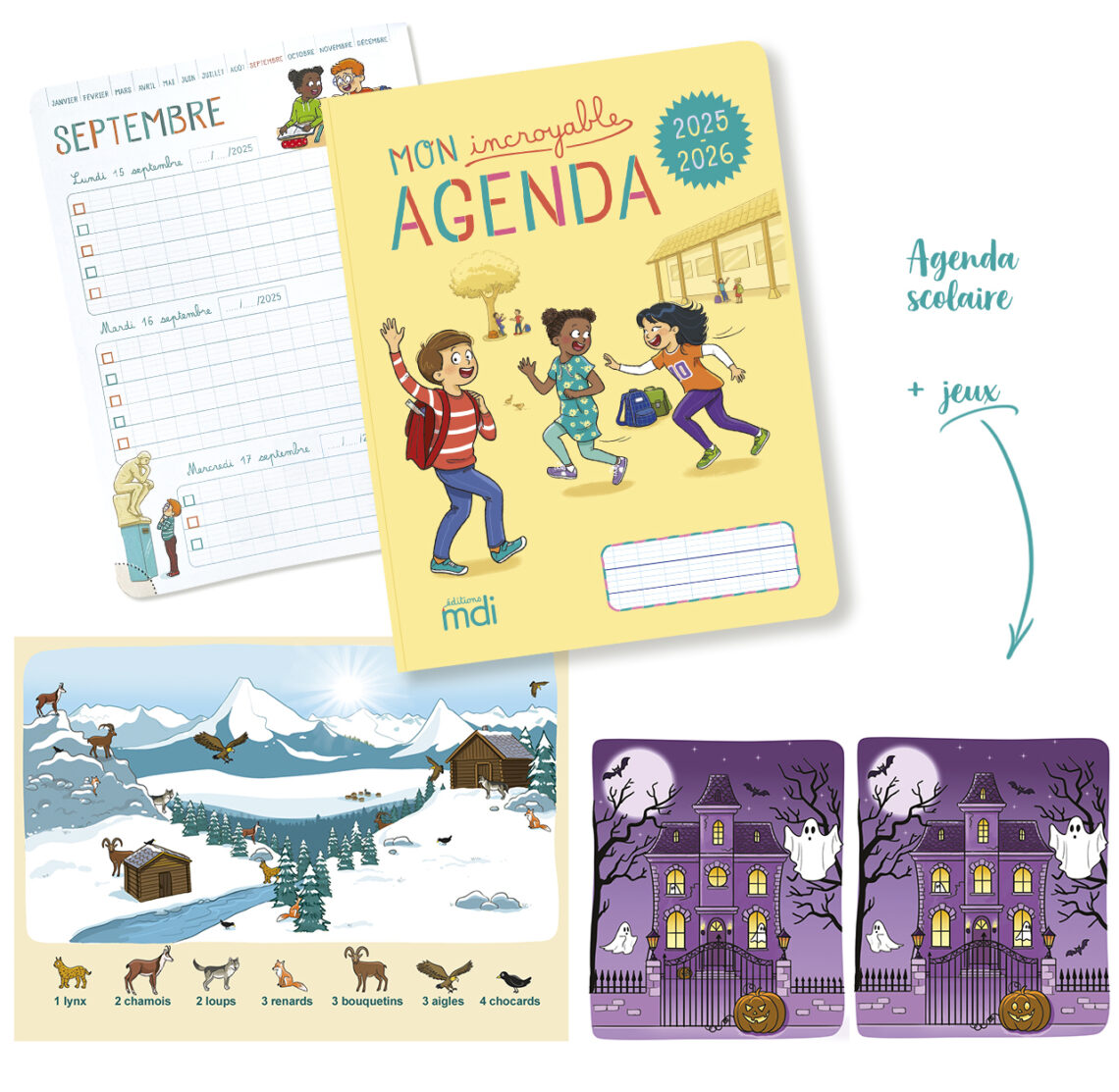 Agenda scolaire-Amiet