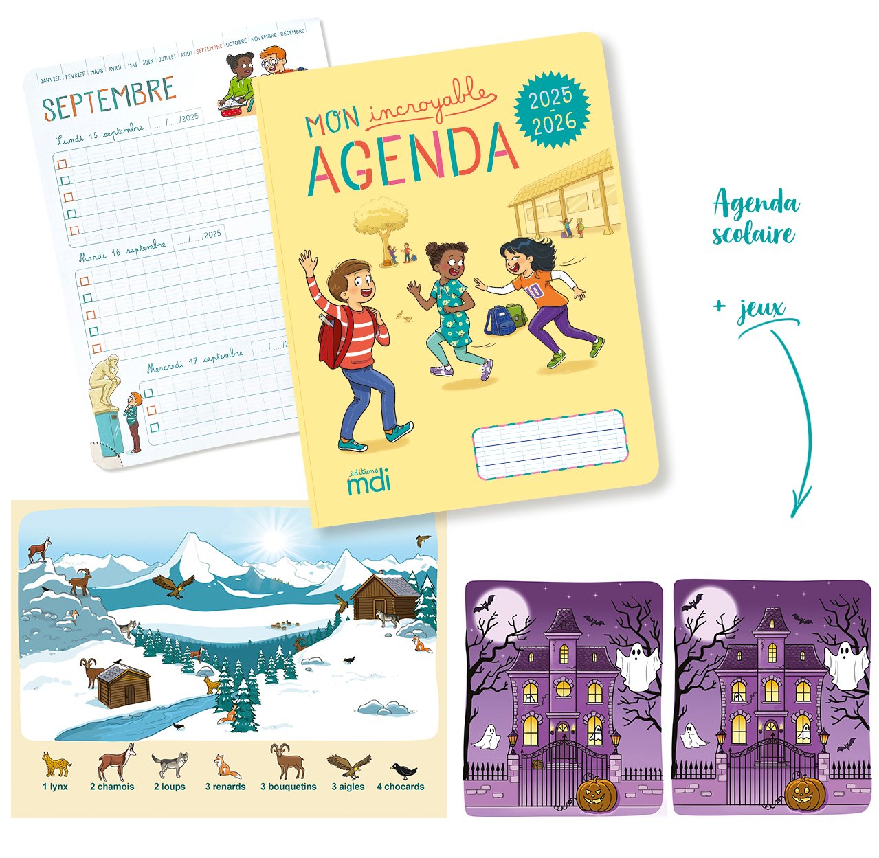 Agenda scolaire-Amiet