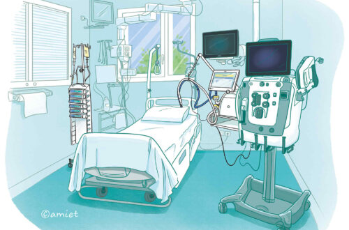 Illustration chambre reanimation